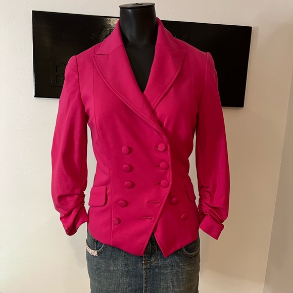INC Women's Menswear Blazer Regular & Petite Sizes Pink Size Medium